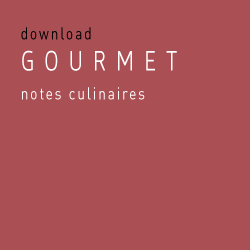 Download Gourmet menu